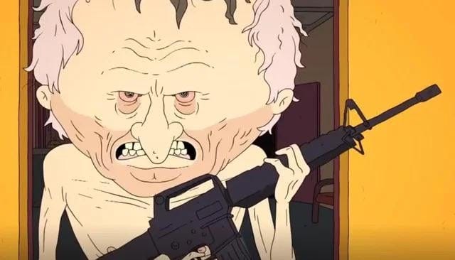 Do you guys think Mr. Boss is a traumatized war veteran : r/SmilingFriends