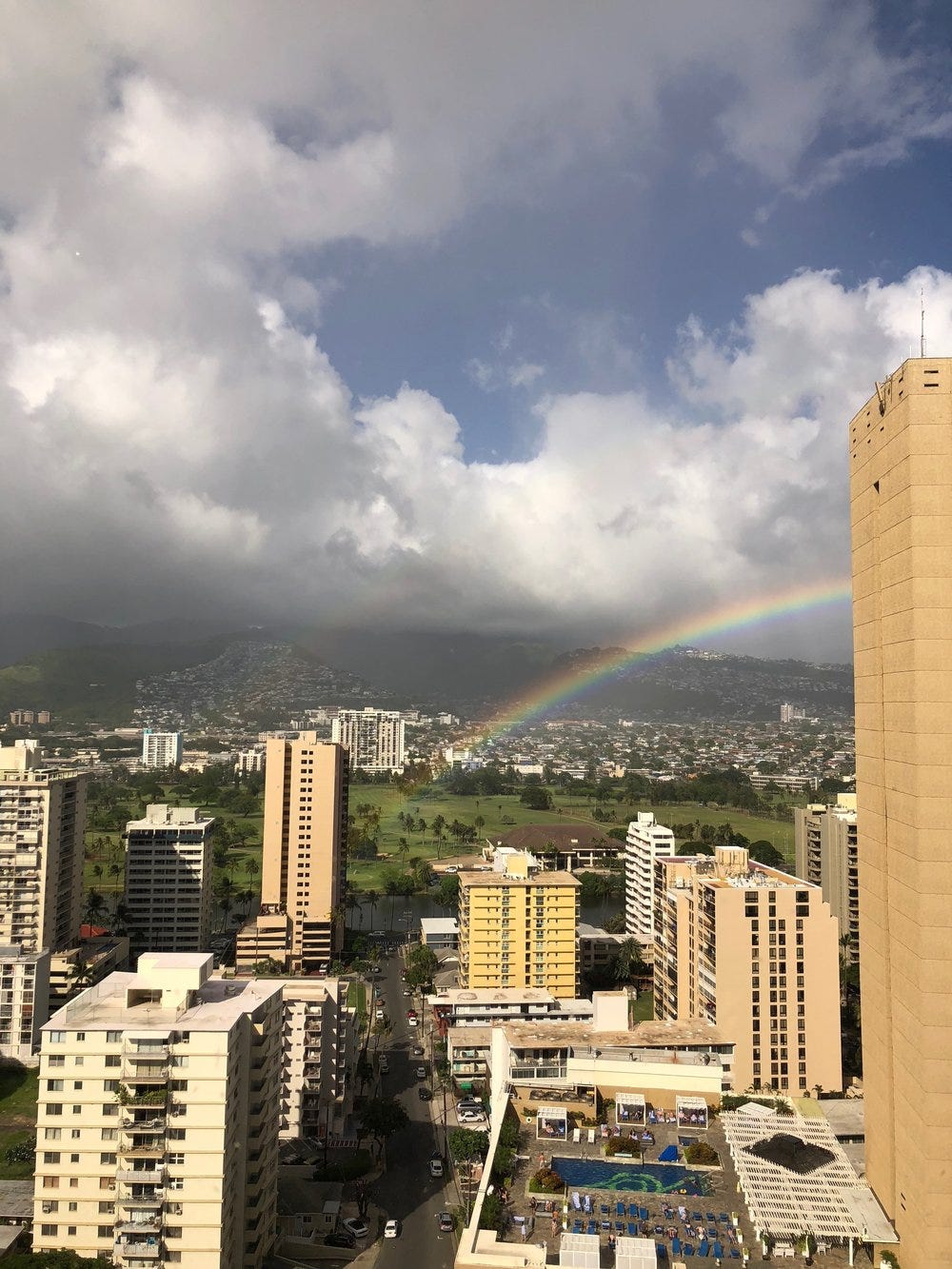 Hawaiin Rainbows in Honolulu Hawaiin Rainbows in Honolulu