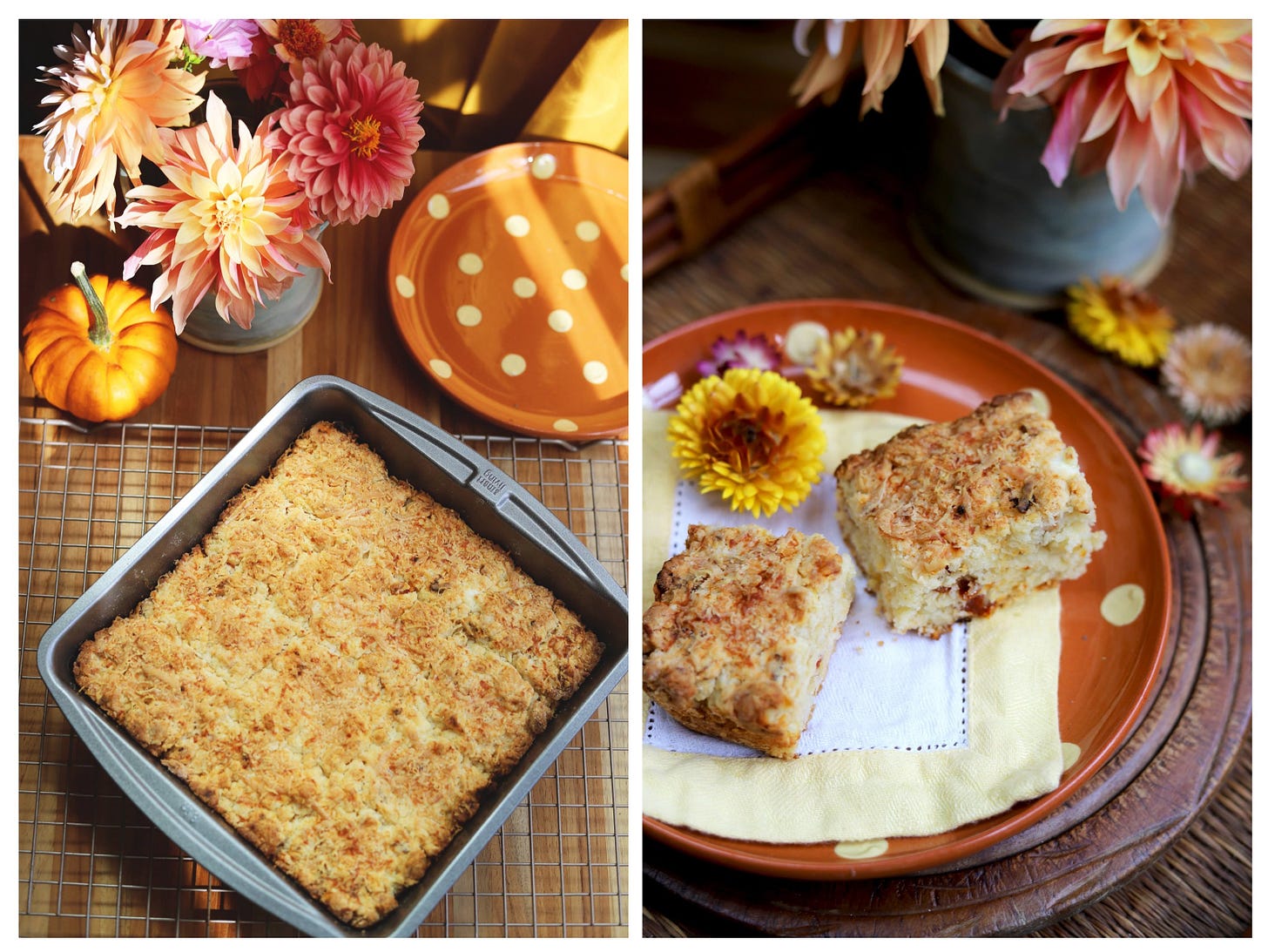 Sundried Tomato-Feta Pan Biscuits from Abby Dodge, Cook the Vineyard