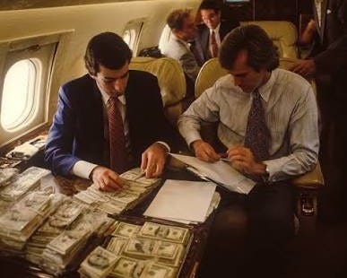 In the 1980s bankers often traveled between the world's financial centers in private jets. The aircraft were symbols of power and achievement. When the bankers stepped on board they were dressed in In the 1980s bankers often traveled between the world's financial centers in private jets. The aircraft were symbols of power and achievement. When the bankers stepped on board they were dressed in
