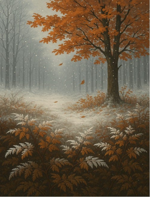 A painting of a tree in a forest
Description automatically generated A painting of a tree in a forest
Description automatically generated