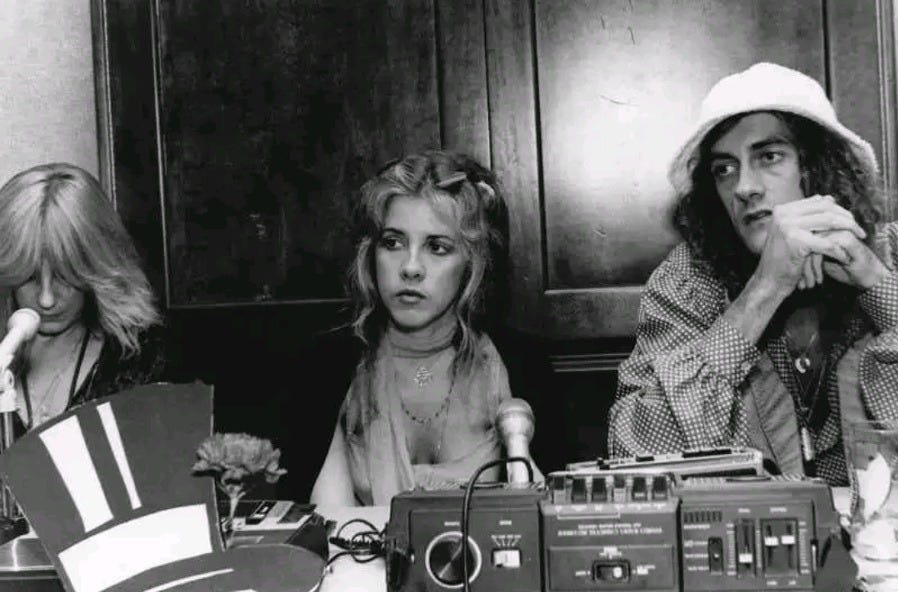 Fleetwood Mac Press Conference in 1978. Fleetwood Mac Press Conference in 1978.