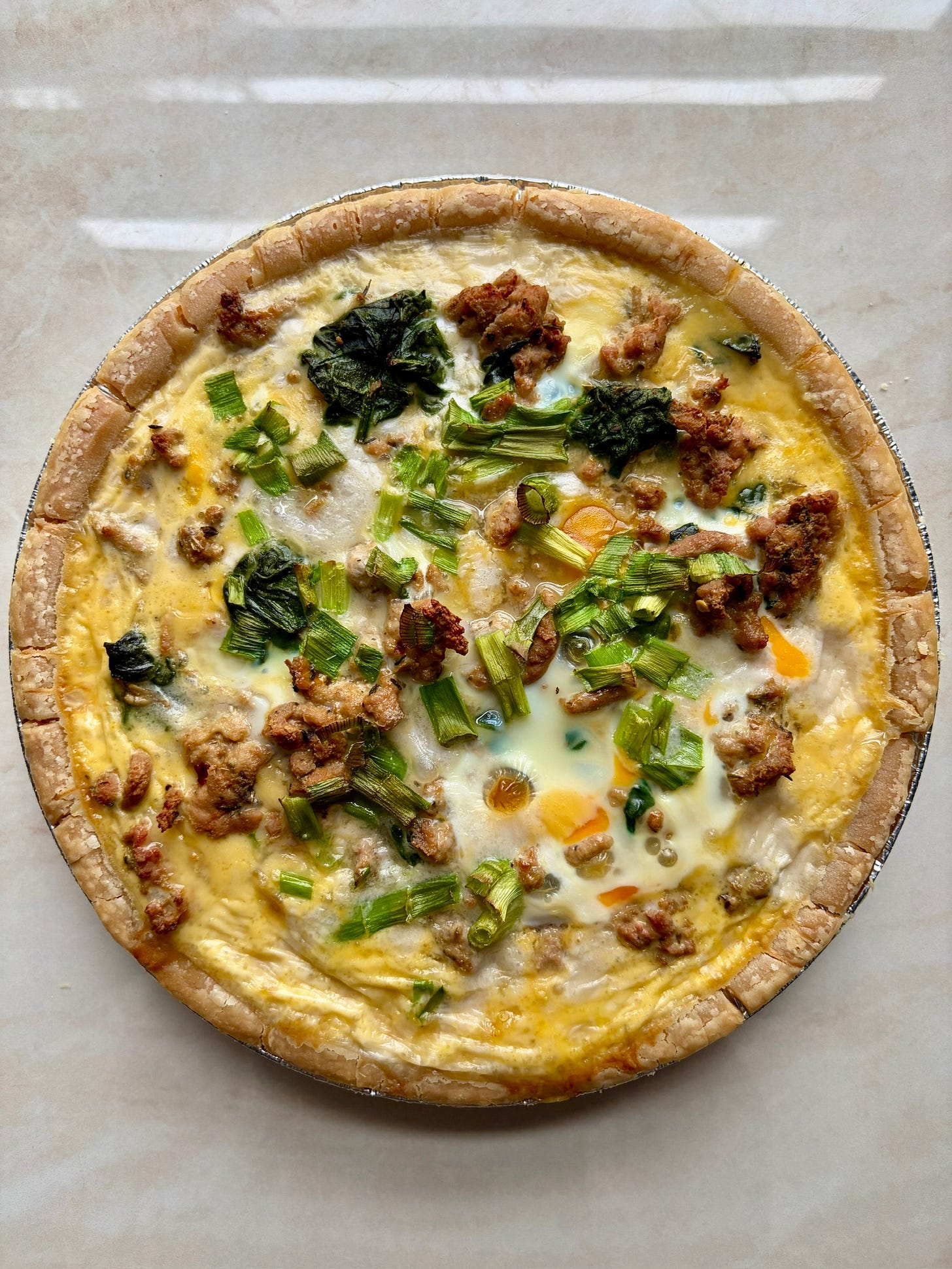 Gluten-free spinach turkey quiche Gluten-free spinach turkey quiche