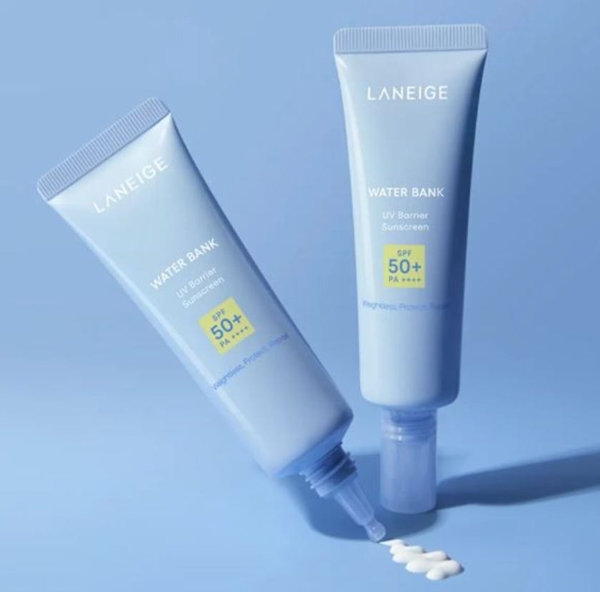 Laneige Water Bank UV Barrier Sunscreen SPF 50+ PA++++
