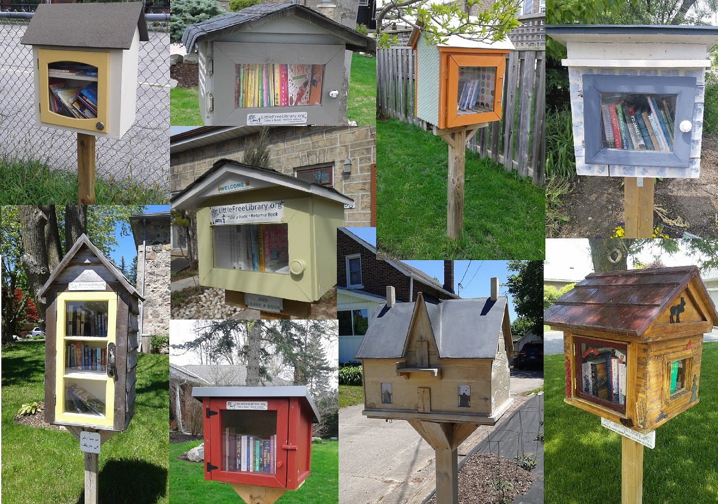Little Free Libraries and Book Exchanges: Guelph Ontario