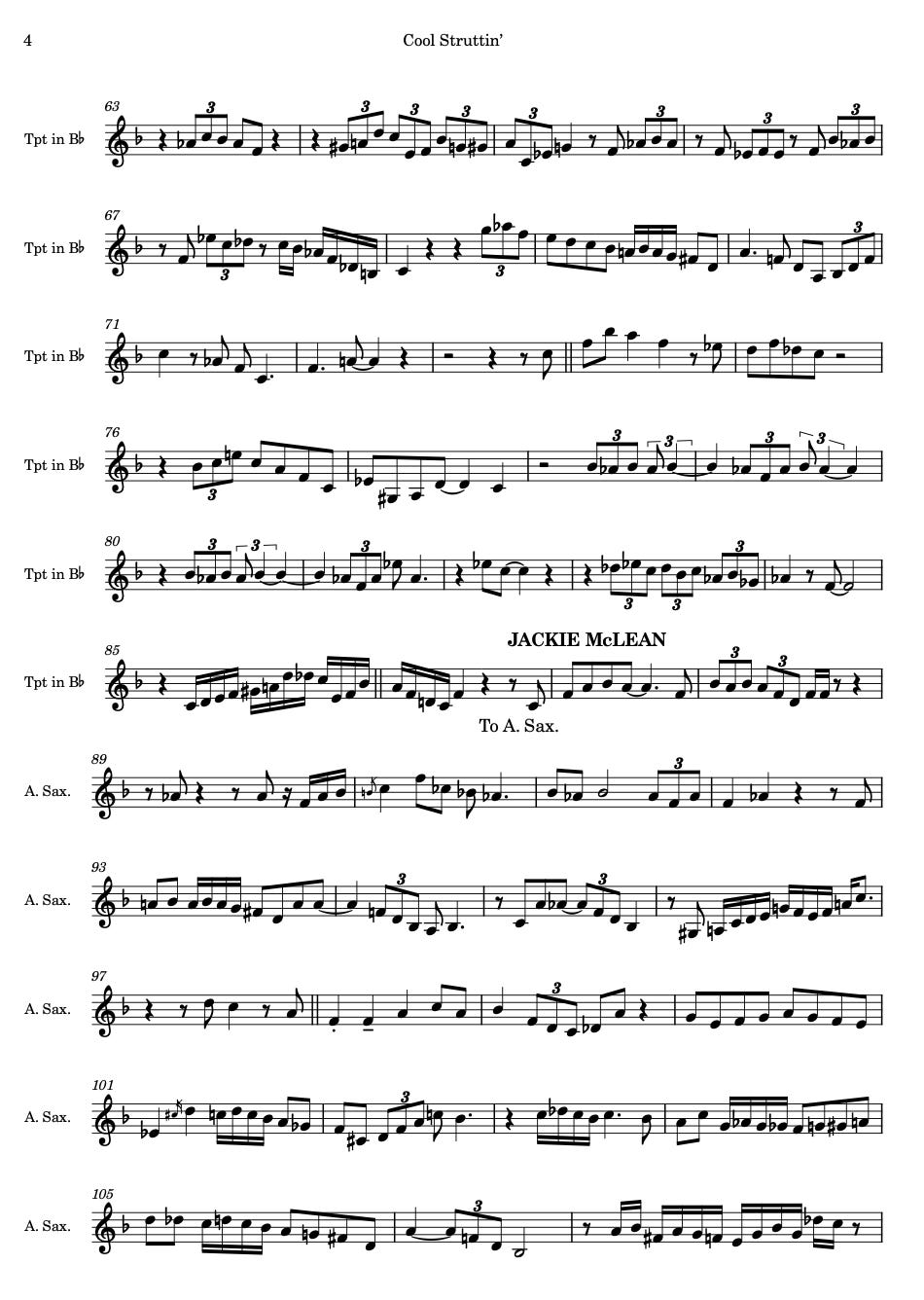 TT 259: Transcription of Sonny Clark, Art Farmer, and Jackie