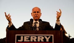 Jerry Brown Oakland rally Jerry Brown Oakland rally