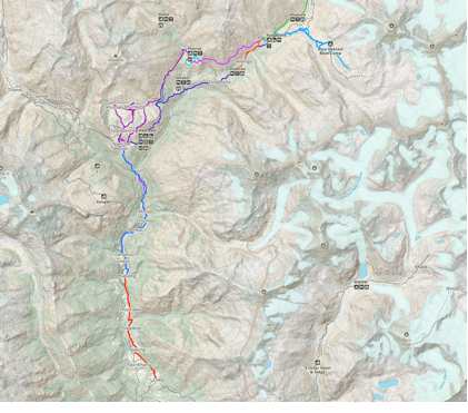 Here’s the GaiaGPS.com overview of our hike.