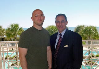 2010 Mark Ritchie II and Mark Minervini, right after Mark Ritchie attends first MTA and makes +100% gain in 6 months 2010 Mark Ritchie II and Mark Minervini, right after Mark Ritchie attends first MTA and makes +100% gain in 6 months