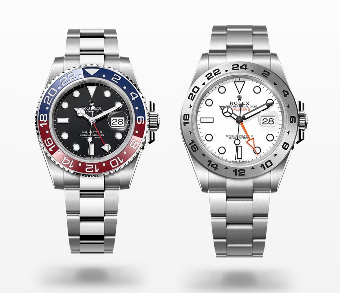 GMT Master II Pepsi vs. Explorer II como primeiro relógio? : r/rolex