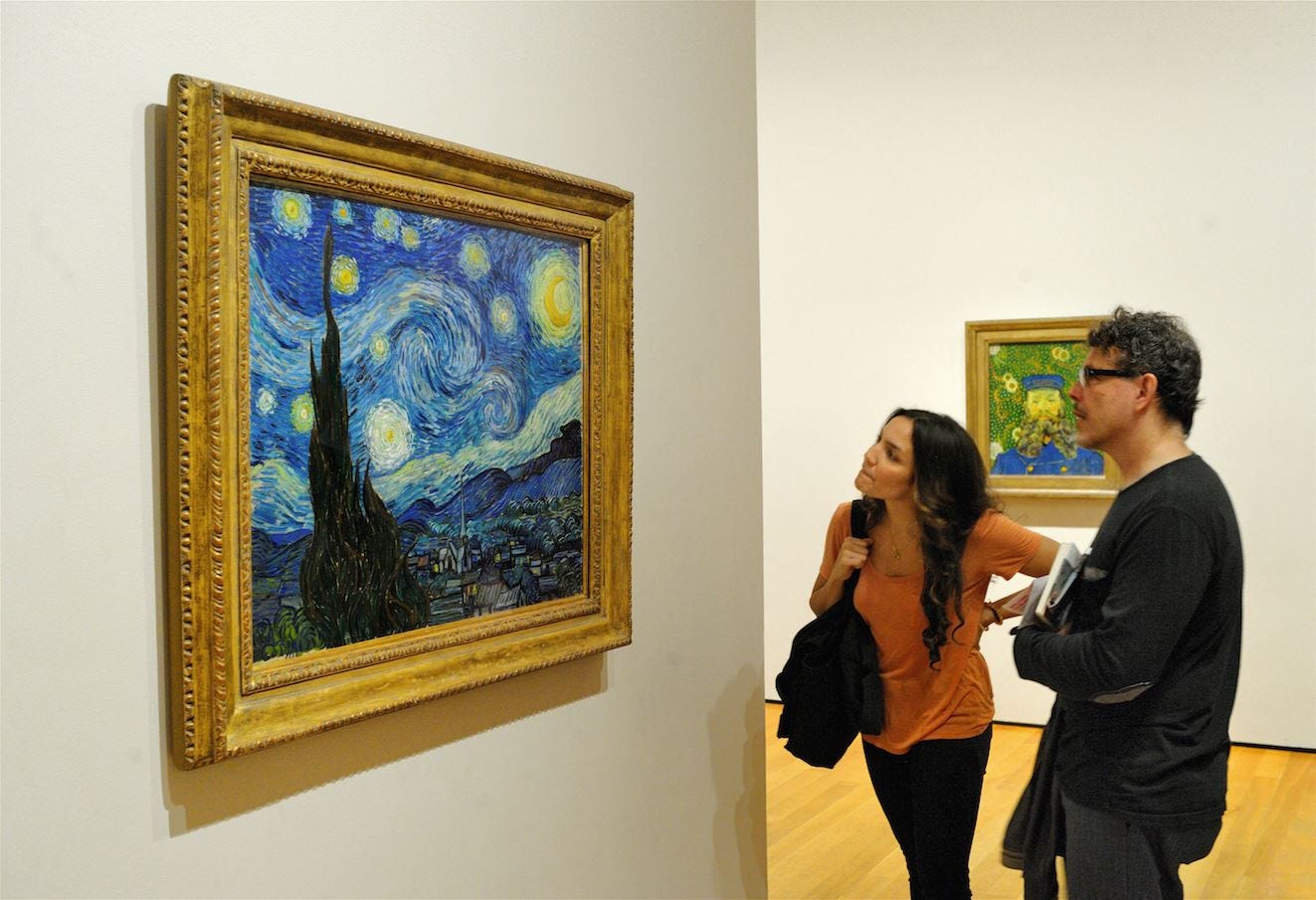 photo credit: MoMA - https://www.facebook.com/MuseumofModernArt/photos/looking-at-the-stars-always-makes-me-dream-wrote-artist-vincent-van-gogh-born-th/10153966626987281/ 