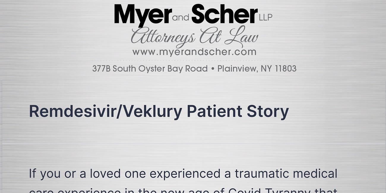 EXCLUSIVE LAWYER UPDATE: Class-Action Lawsuit Filed Against Remdesivir Manufacturer Over Alleged Deceptive Practices