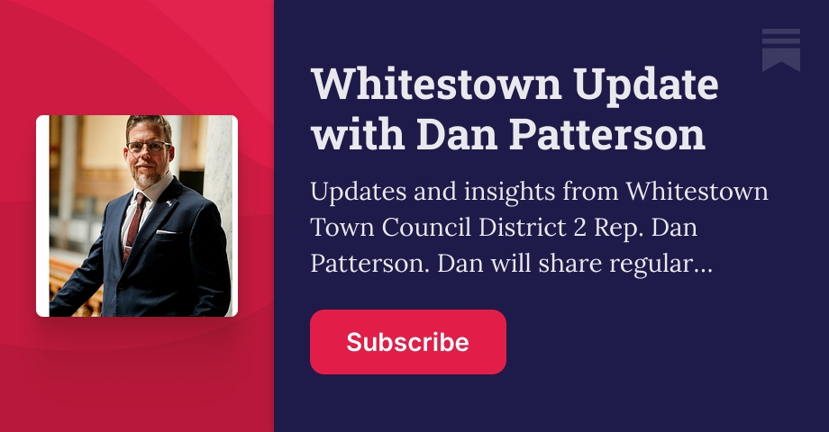Whitestown Update with Dan Patterson | Substack
