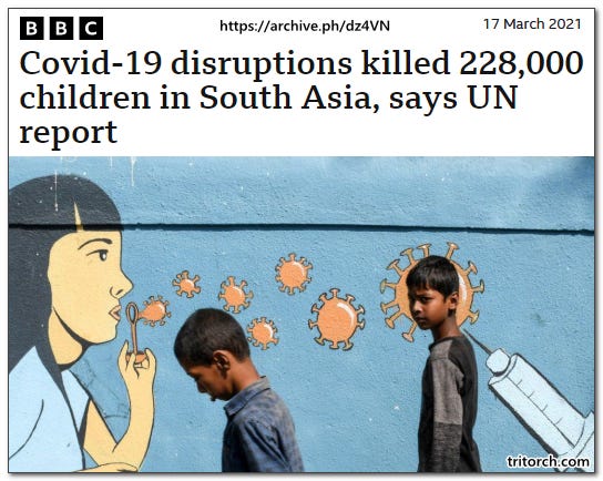 covid 19 disruptions killed over 200,000 children in south asia bbc