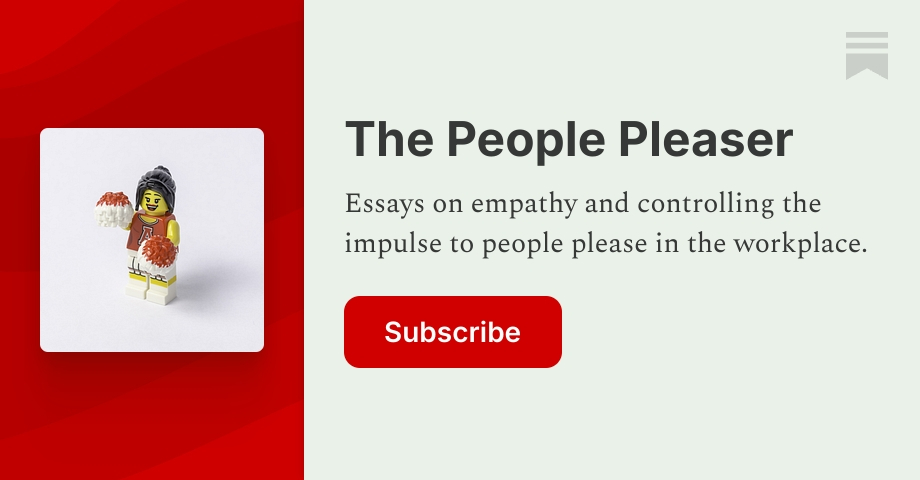 The People Pleaser | Rose Brooke | Substack