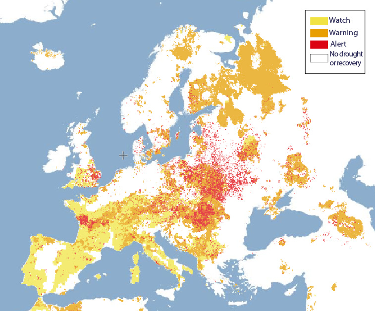 Drought in Europe - June 2026 - 2nd ten-day period Drought in Europe - June 2026 - 2nd ten-day period