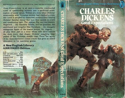 Great expectations book, Great expectations, English library