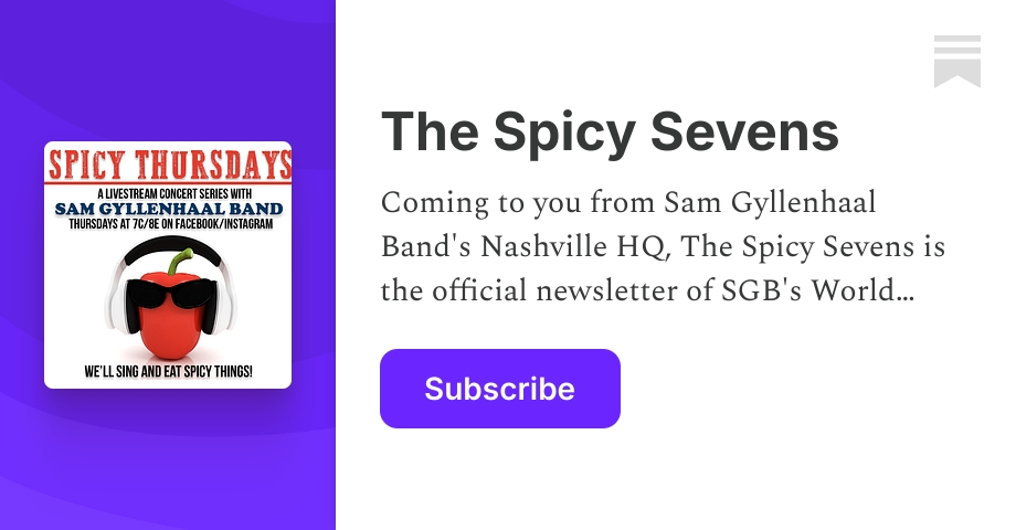 The Spicy Sevens | Alex | Substack