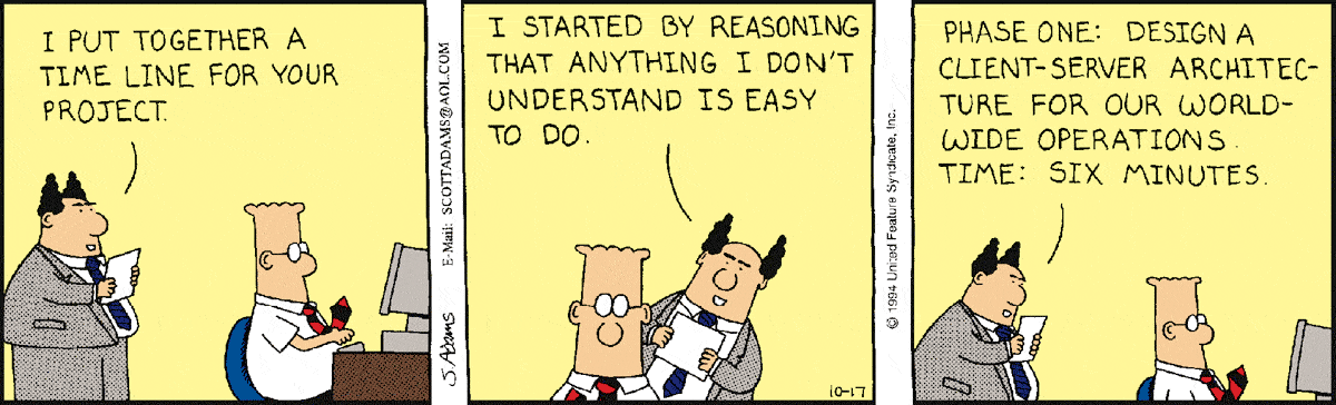 Dilbert by Scott Adams | Tech humor, Work humor, Dilbert comics Dilbert by Scott Adams | Tech humor, Work humor, Dilbert comics