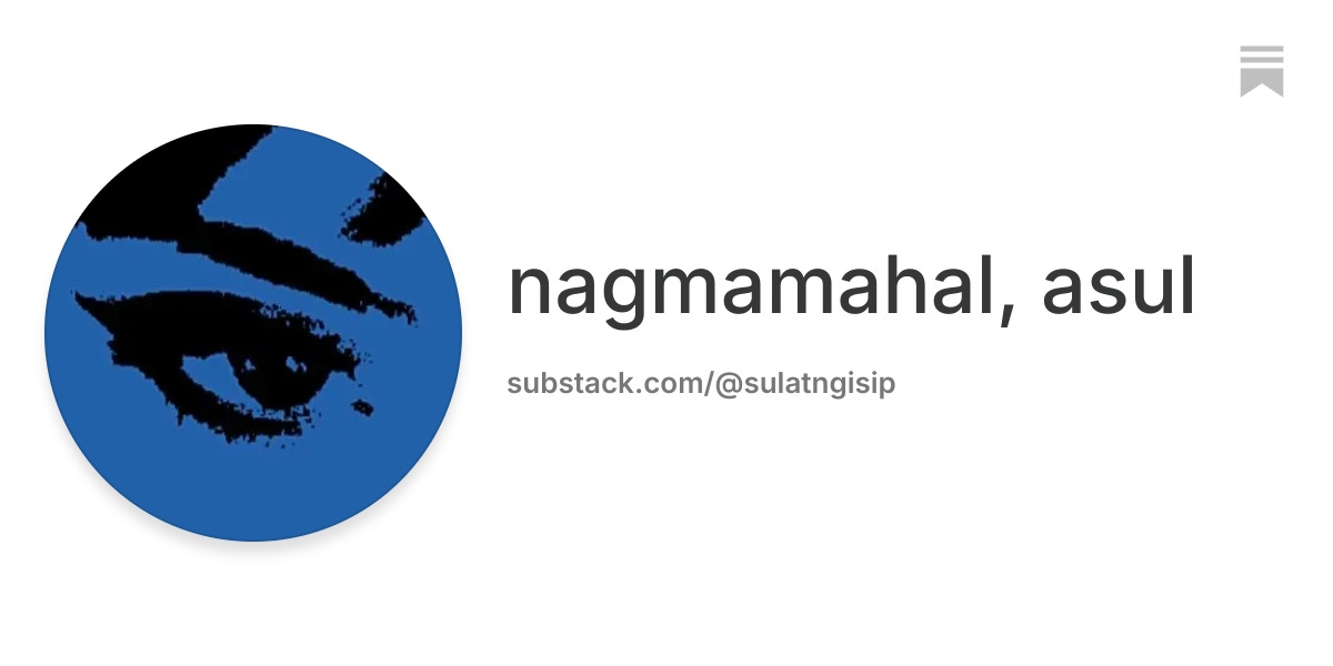 nagmamahal, asul | Substack