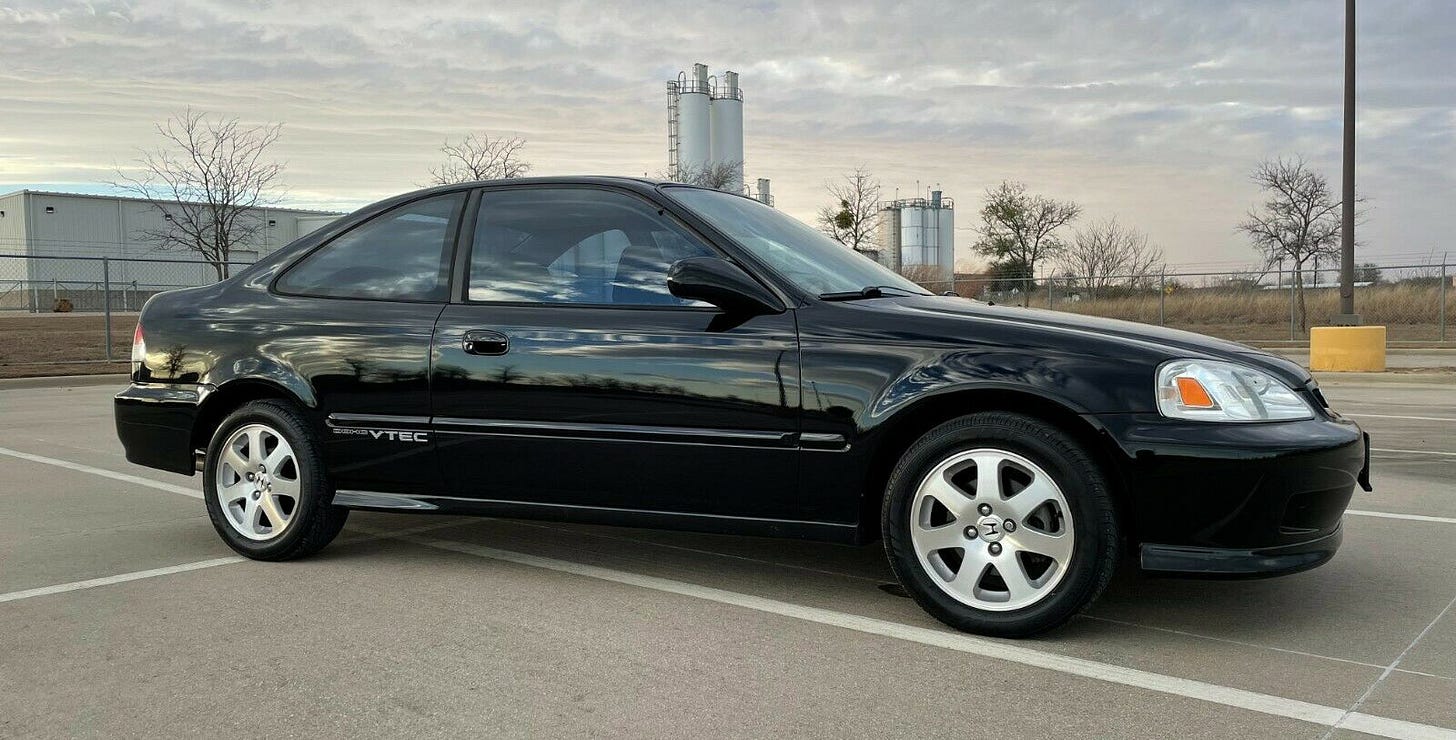 The Underrated F1-Inspired 2000 Honda Civic Si - eBay Motors Blog
