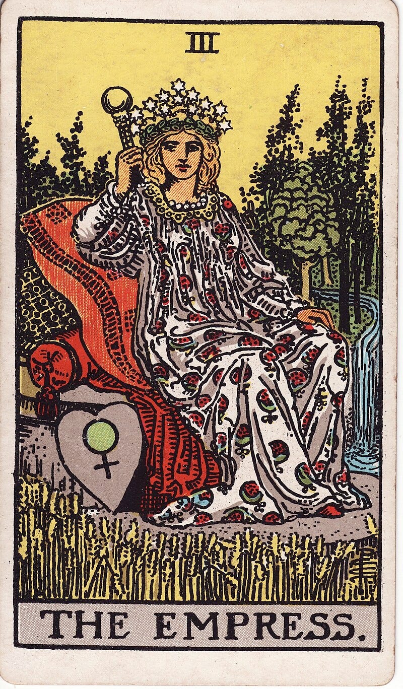 Waite-Smith Tarot, The Empress
