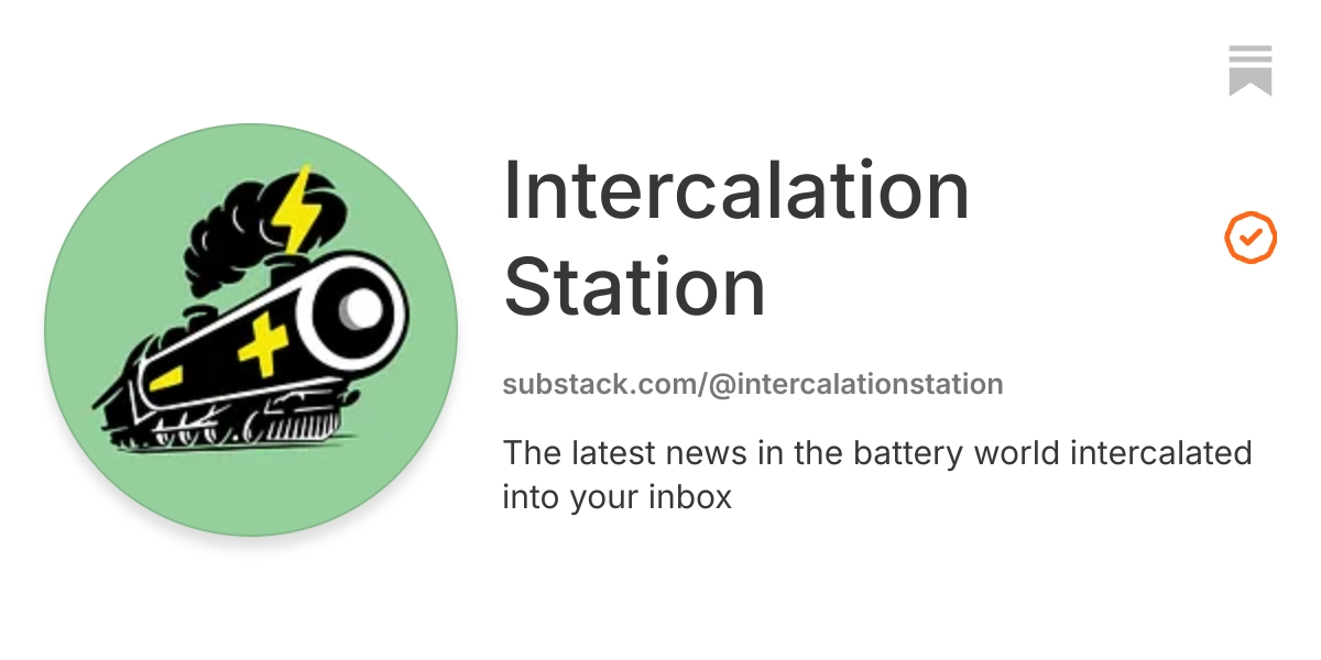 Intercalation Station | Substack