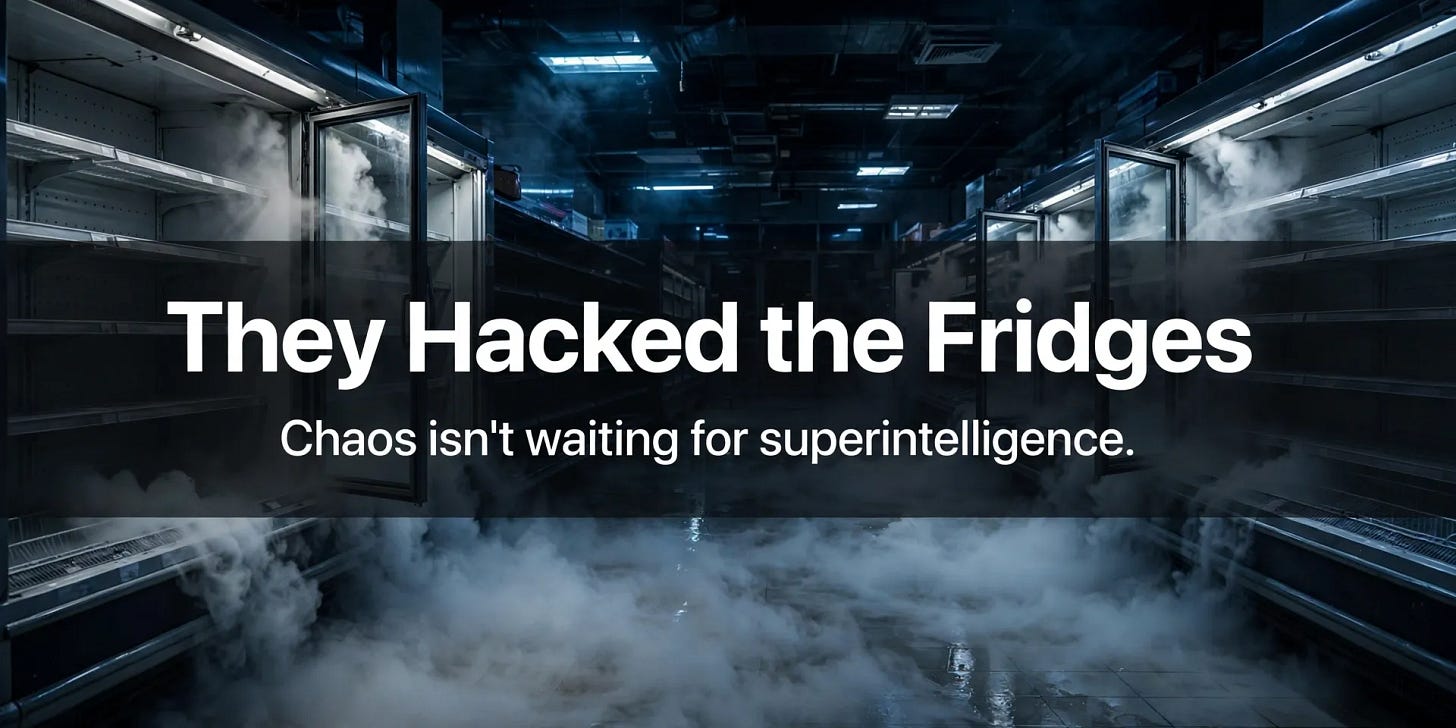 They hacked the fridges They hacked the fridges