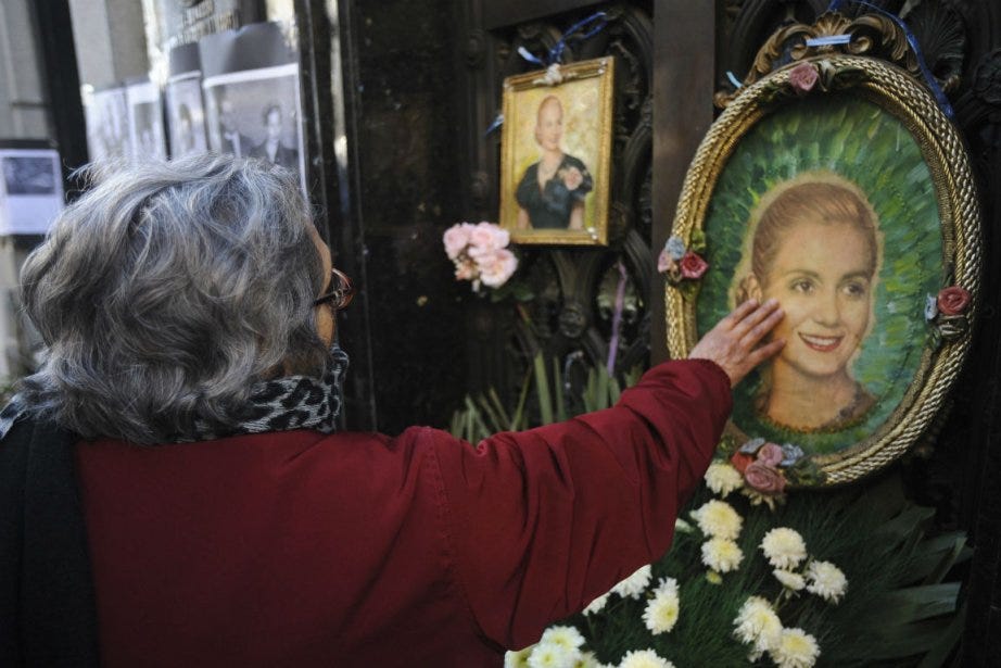 L'Argentine rend hommage à Evita Peron pour les 60 ans de sa mort | La  Presse