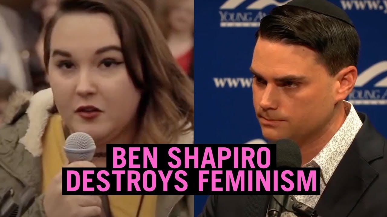 Ben Shapiro Debunks Every Feminist Talking Point In 9 Minutes Ben Shapiro Debunks Every Feminist Talking Point In 9 Minutes
