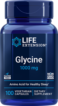 Glycine, 1000 mg, 100 vegetarian capsules
