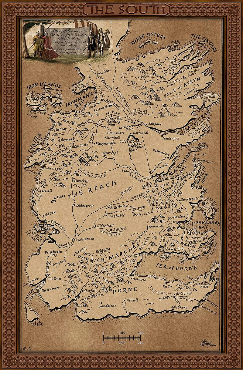 Map_The_South_gra_o_tron_mapa_poludnie