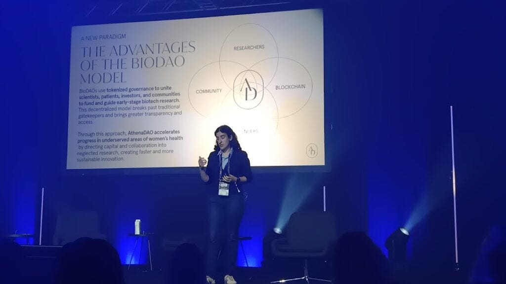 Inês Santos Silva and AthenaDAO are promoting the use of  ATH tokens and IP-NTFs to fund and govern research in women’s health.