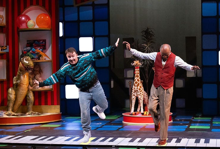 A scene from Bristol Riverside Theatre's production of Big the Musical. A scene from Bristol Riverside Theatre's production of Big the Musical.