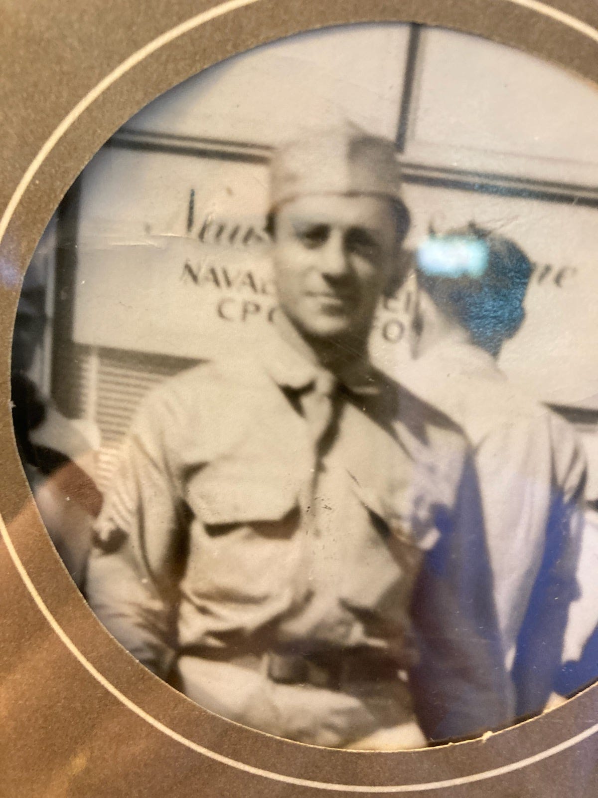 Morris Levine in World War II. His were one of two sets of dog tags worn by Alan Alda on M*A*S*H (Courtesy of the Levine Family)