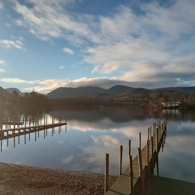 Image of Lake Derwentwater, Keswick, Cumbria, UK
