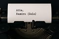 Atte, Ramiro (Colo)