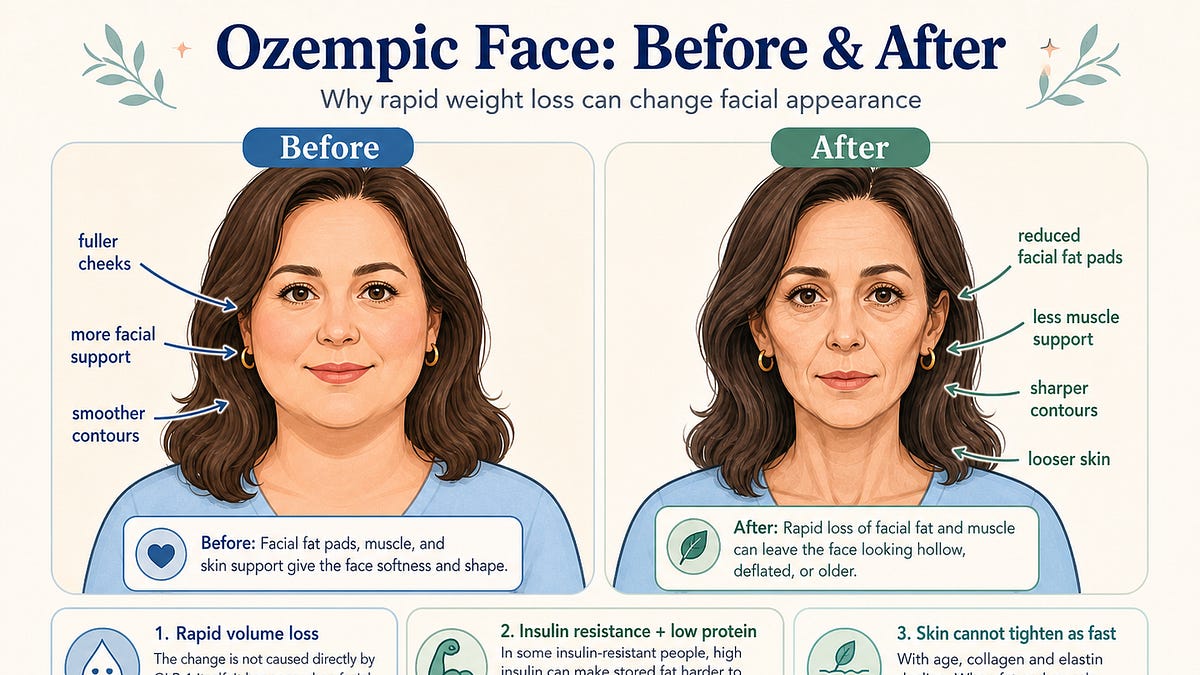 does glp 1 make you look older If you're on a GLP-1 medication, this conversation matters. We're seeing more patients experiencing accelerated facial aging during their weight loss journey: hollowed cheeks, deeper folds, loss of elasticity, sunken temples, and The Face Effect of GLP-1