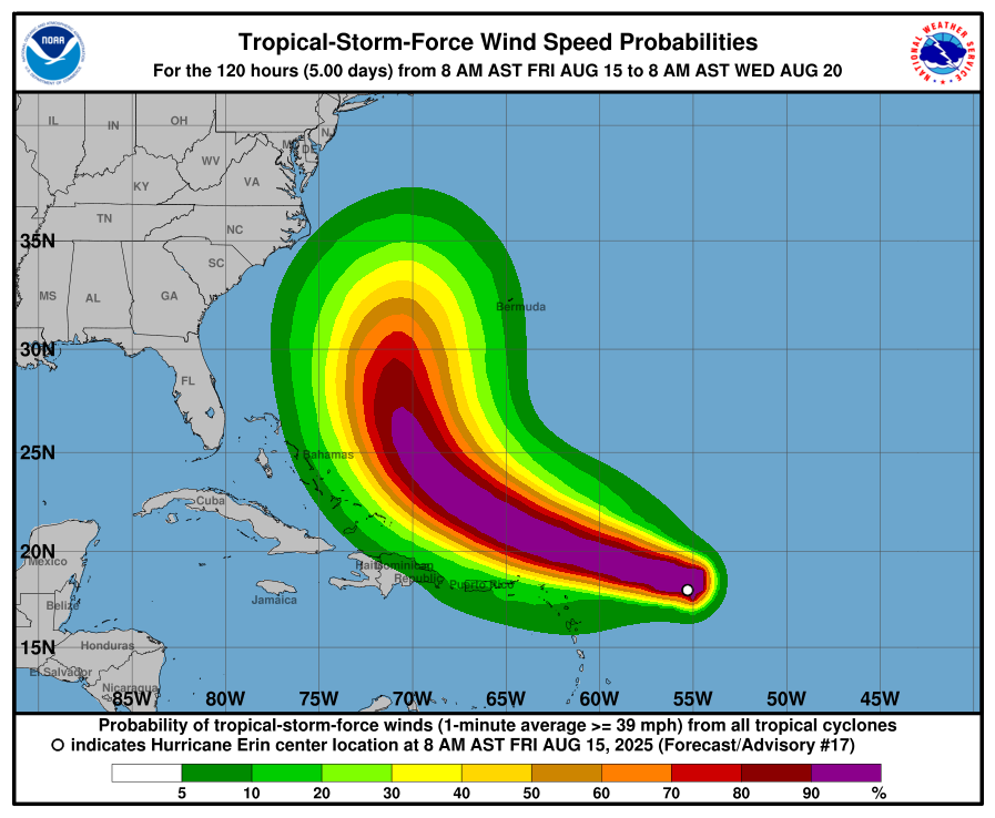 [Image of probabilities of 34-kt winds]