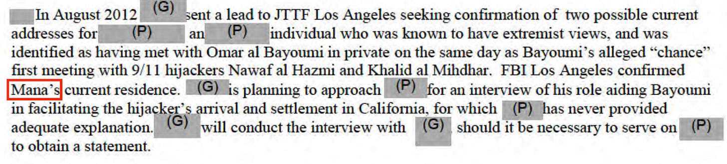 This is a screen shot of the same paragraph as the previous photo, but it says "Mana's current residence."