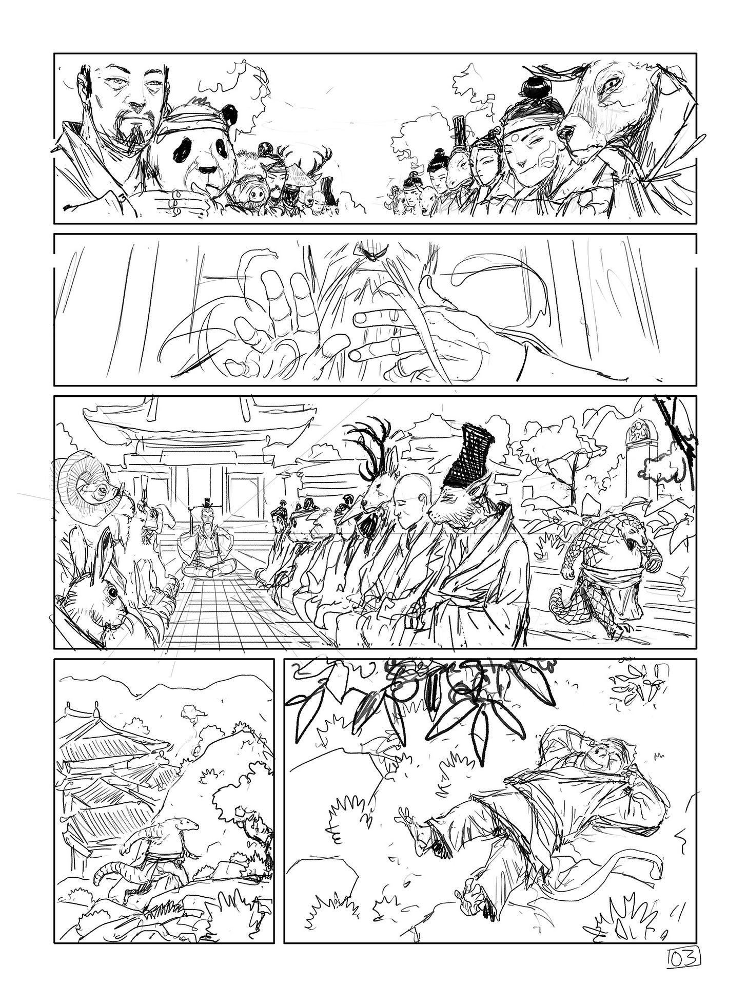 Comics Artopsy #8 - by Niko Henrichon - Exploding Giraffe