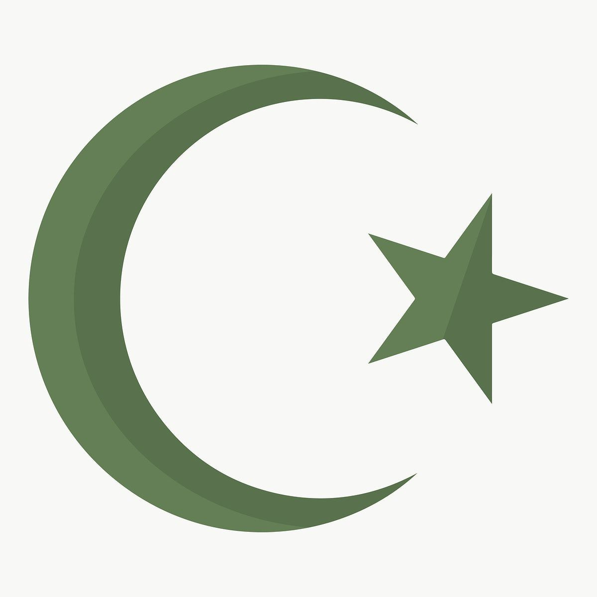 Download premium png of Islamic crescent moon and star symbol design  element by Ning about crescent moon, islam, moon, moon png, and crescent  2432872