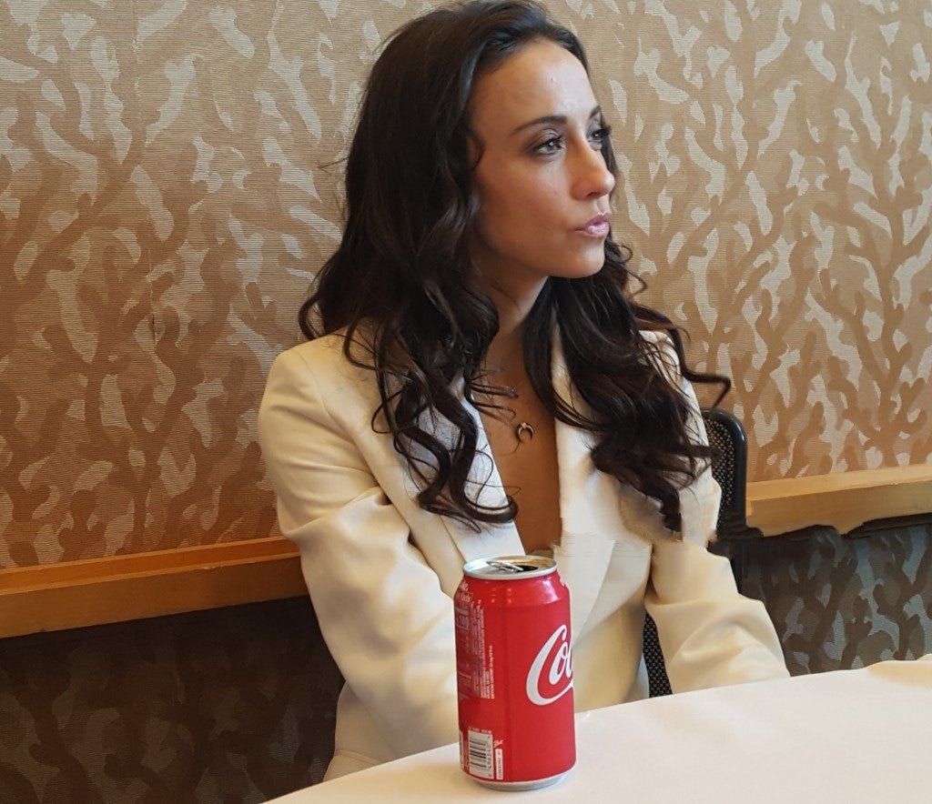 stella maeve coke time at comic con magicians with mttg stella maeve coke time at comic con magicians with mttg