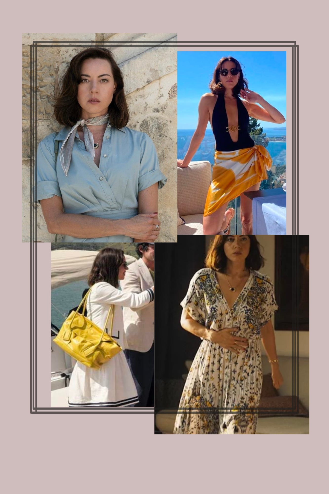 harper blue dress white lotus The White Lotus' Season 2 Costumes Include Odes to Fellini, 'Pretty Woman' and Monica Vitti