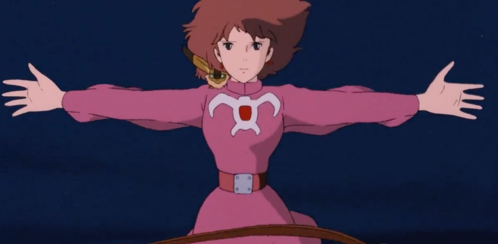 how did nausicaa's dress turn blue Nausicaä's blood-blue dress in Nausicaä of the Valley of the Wind (1984)