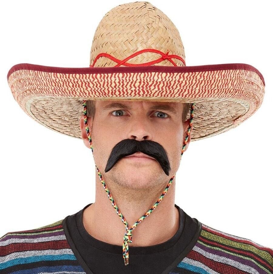 4 x Adult Mexican Sombrero Fancy Dress Hat Mexico Themed Straw Hats by  Smiffys | eBay