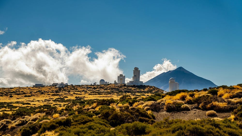 A picture of Mount Teide, the volcano on Tenerife