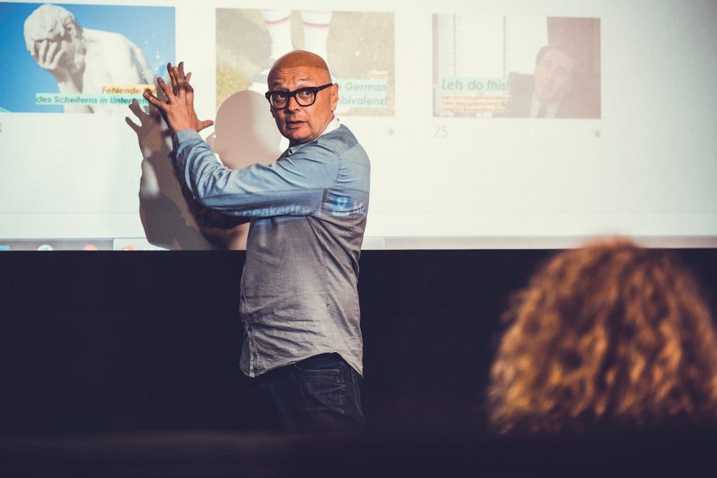 Speaker Training in Munich with Marcus John Henry Brown