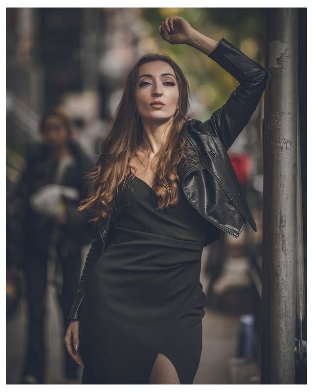 Photographs of a model by Ray Arias.