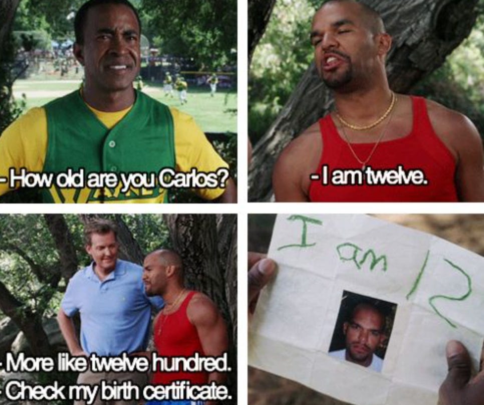Sports Thread | Age Verification | Benchwarmers wasn't that far off...
